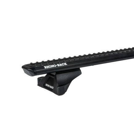 Rhino Rack JC-05104 Sportz RLTP Black 1 Bar Roof Rack for Ford Transit Custom 4dr Custom SWB Low Roof with Factory Mounting Point (2013 onwards) - Factory Point Mount