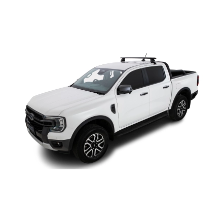 Rhino Rack JC-01535 - Vortex 2500 Black 1 Bar Rear Roof Rack for FORD Ranger Raptor 4dr 4dr Ute from 2022
