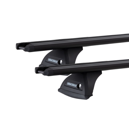 Yakima LNL TrimHD Black 2 Bar Roof Rack for Audi A4 Allroad 5dr Wagon with Raised Roof Rail (2019 onwards) - Raised Rail Mount