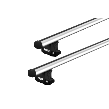 Thule ProBar Evo Silver 2 Bar Roof Rack for INFINITI Q30 5dr Hatch with Factory Mounting Point (2016 onwards)