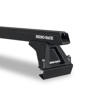 Rhino Rack JA8023 - Heavy Duty RLTF Black 1 Bar Roof Rack for ISUZU F-Series 2dr 2dr Truck from 1986