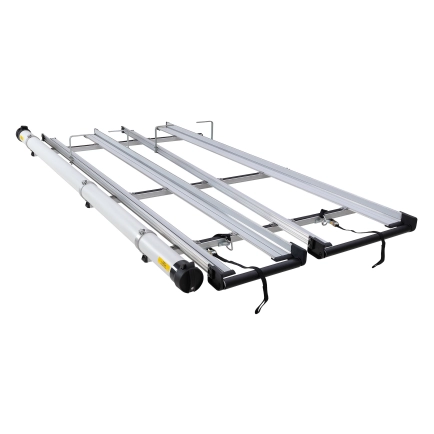 Rhino Rack JC-01119 - CSL Double 3.0m Ladder Rack System with Conduit for FORD Transit 2dr Custom SWB from 2014