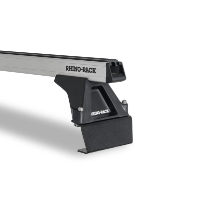 Rhino Rack JA1029 - Heavy Duty RLTF Silver 2 Bar Roof Rack for ISUZU N-Series 2dr 2dr Truck from 1986