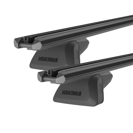 Yakima TrimHD SightLine Black 2 Bar Roof Rack for MG HS 5dr SUV with Flush Roof Rail (2024 onwards) - Flush Rail Mount