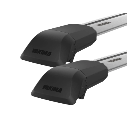 Yakima JetStream FX SkyLine Silver 2 Bar Roof Rack for Mazda Mazda 6 GH 4dr Sedan with Bare Roof (2008 to 2012) - Factory Point Mount