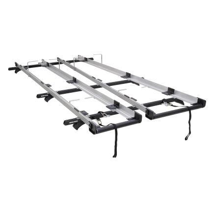 Rhino Rack JC-00936 - Multislide Double 3.0m Ladder Rack System for FORD Transit 2dr Custom SWB from 2014