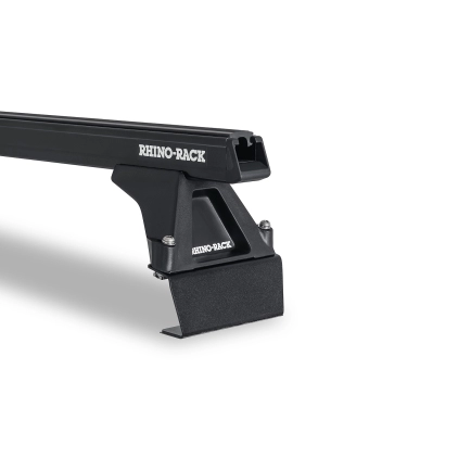 Rhino Rack JA1021 - Heavy Duty RLTF Black 2 Bar Roof Rack for ISUZU F-Series 2dr 4dr Truck from 1986