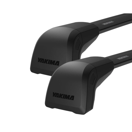 Yakima JetStream FX Flush Bar Black 2 Bar Roof Rack for JEEP Cherokee Sport 5dr SUV with Bare Roof (2014 onwards)