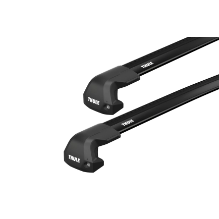 Thule 7207 WingBar Edge Black 2 Bar Roof Rack for Lexus NX 200-300 5dr SUV with Bare Roof (2021 onwards) - Factory Point Mount