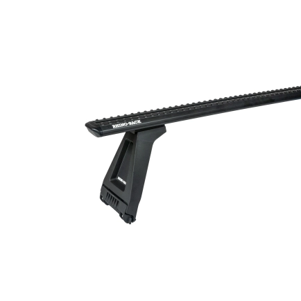 Rhino Rack JC-05256 Sportz RL210 Black 1 Bar Roof Rack suits Toyota Hiace H200 4dr SLWB High roof with Rain Gutter (2005 to 2019) - Gutter Mount