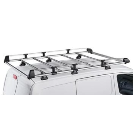 CRUZ Evo Rack Alu module Roof Rack for RENAULT Kangoo 4dr LWB with Factory Mounting Point  (2014 to 2021)