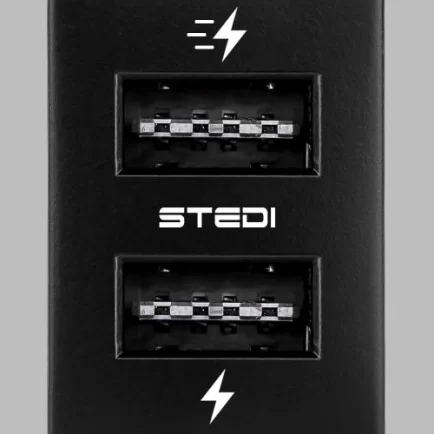 Stedi Push Switch To Suit D-Max/BT-50 (2020 - On) & MU-X (2021 - On) - Dual USB PSHSWCH-MUXDMAXBT50-DUALUSB